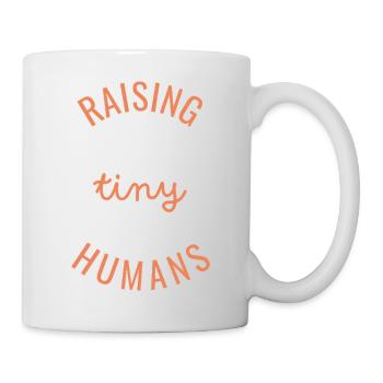 Raising Tiny Humans Circle - Mug - white - Right