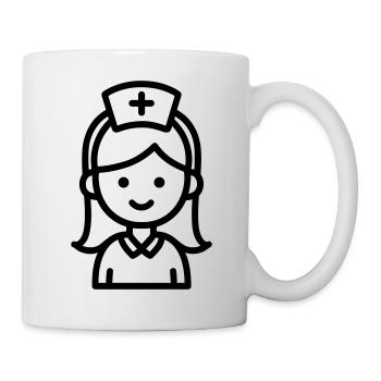 Krankenschwester - Tasse - Weiß - Rechts