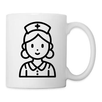 Krankenschwester - Tasse - Weiß - Rechts