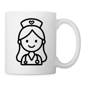 Krankenschwester - Tasse - Weiß - Rechts