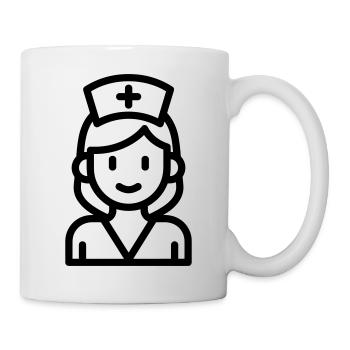 Krankenschwester - Tasse - Weiß - Rechts