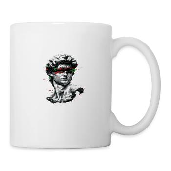 Bust Glitch Baroque - Mug - white - Right