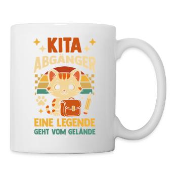 Kita Abgänger Eine Legende Verlässt Das Gelände - Tasse - Weiß - Rechts
