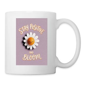 Stay Positive Bloom Daisy - Mug - white - Right