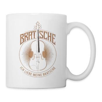 Ich Liebe Meine Bratsche – Klassische Musik - Tasse - Weiß - Rechts