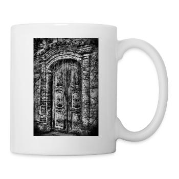 Gothic Ivy Door in Monochrome - Mug - white - Right