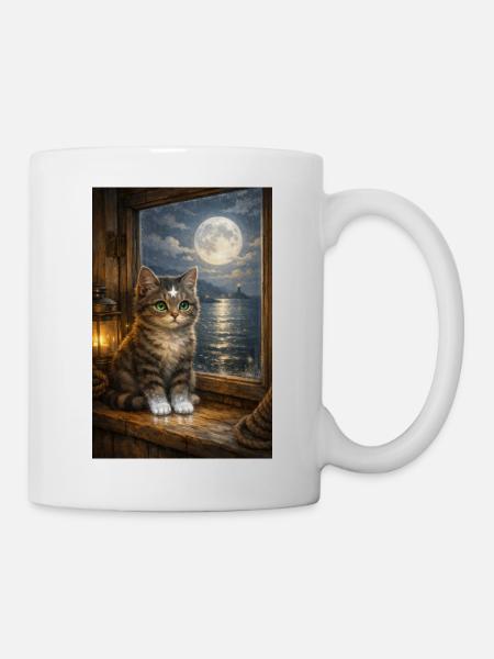 Mondscheinpfoten_ - Tasse - Weiß
