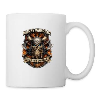 Norse warrior to Valhalla - Mug - white - Right