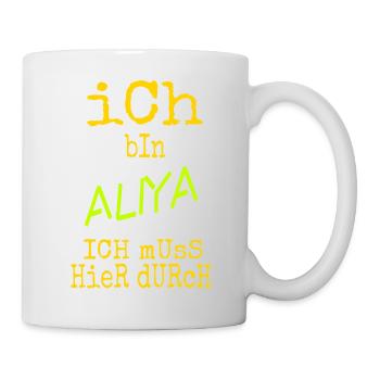 Vorname Aliya - Tasse - Weiß - Rechts