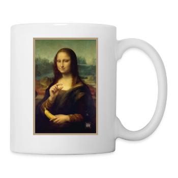 Mona Lisa Banana Scale - Mug - white - Right
