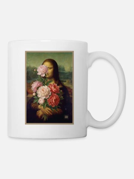 Mona Bouquet Floral - Tasse - Weiß