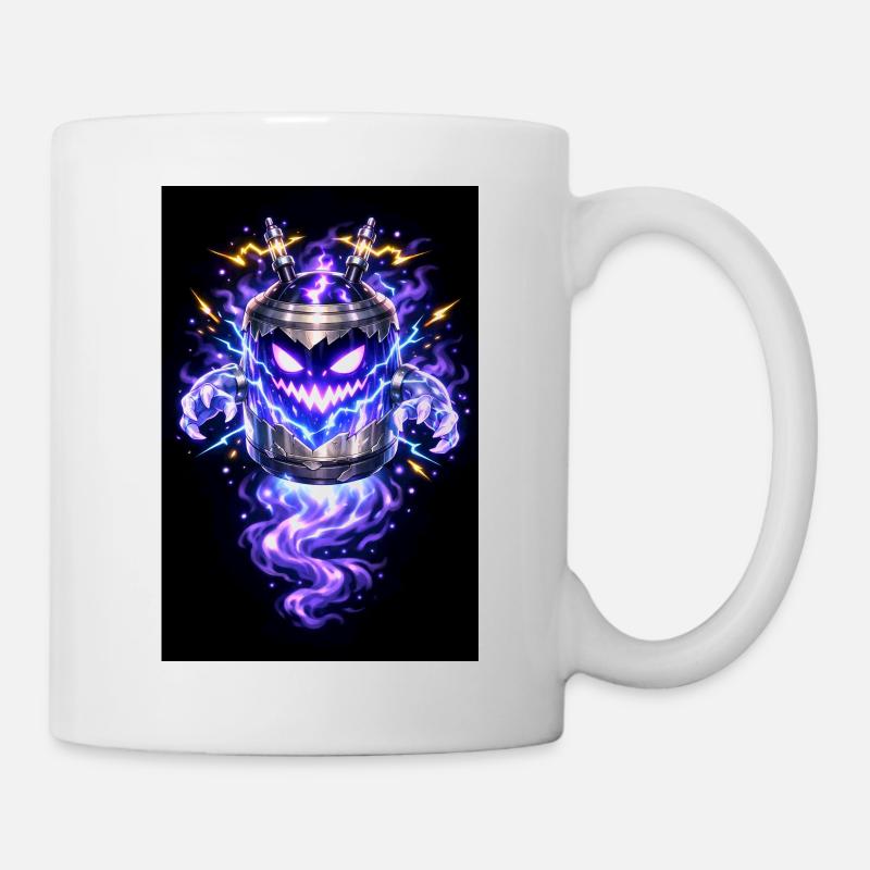 Démon Citrouille de Foudre - Mug blanc - blanc
