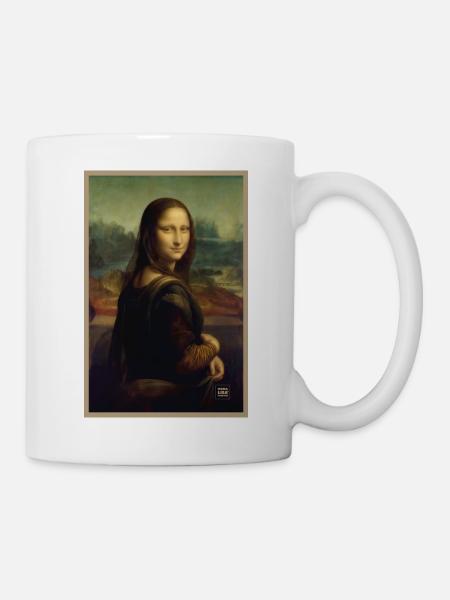 Mona Lisa from Back - Mug - white