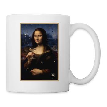 Mona Confetti Portrait Midnight Party Cocktail - Mug - white - Right