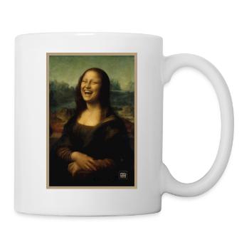 Parodie riante de la Joconde LOL - Mug blanc - blanc - Droite