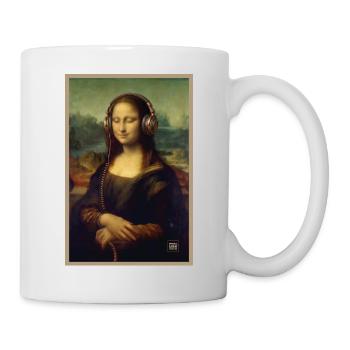 Mona Beats: Headphones Portrait - Mug - white - Right