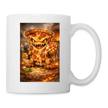 Cheese Pizza Monster - Mug - white - Right