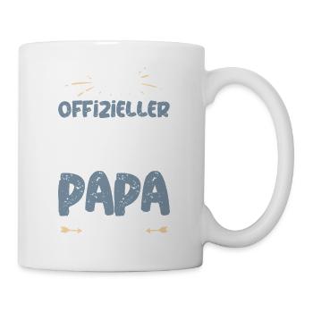 Offizieller Boxer Papa Shirt - Tasse - Weiß - Rechts