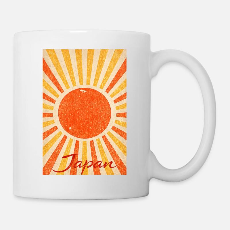 Vintage Japan Sun - Mug - white