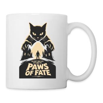 Paws Of Fate Cat Horror - Mug - white - Right