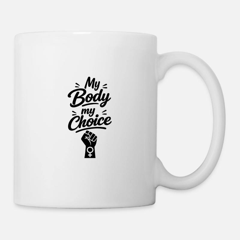 Mon corps, mon choix - Mug blanc - blanc