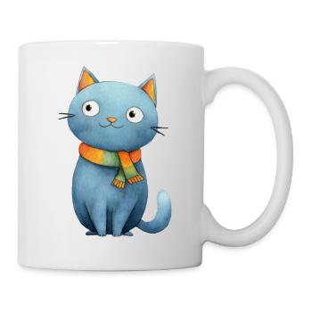 Little cat magic tale style - Mug - white - Right