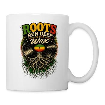 Roots run deep in the wax - Mug - white - Right