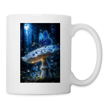 Bioluminescent Forest Butterfly - Mug - white - Right