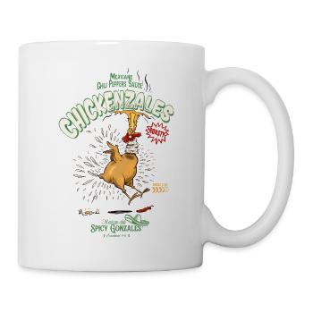 Chickenzales Chili Sauce Épique - Mug blanc - blanc - Droite