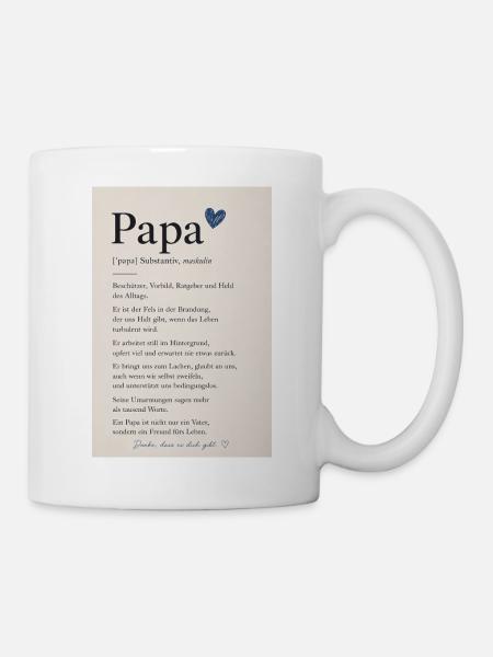 Danke Papa - Tasse - Weiß