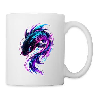 Neon Koi Flow - Mug - white - Right