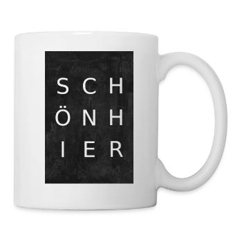 Schön hier - Tasse - Weiß - Rechts