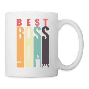 Der beste Manager aller Zeiten, CEO, Männer, Frauen - Tasse - Weiß - Rechts