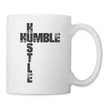 Humble Hustle Entrepreneur Businessman Businesswo - Mug - white - Right