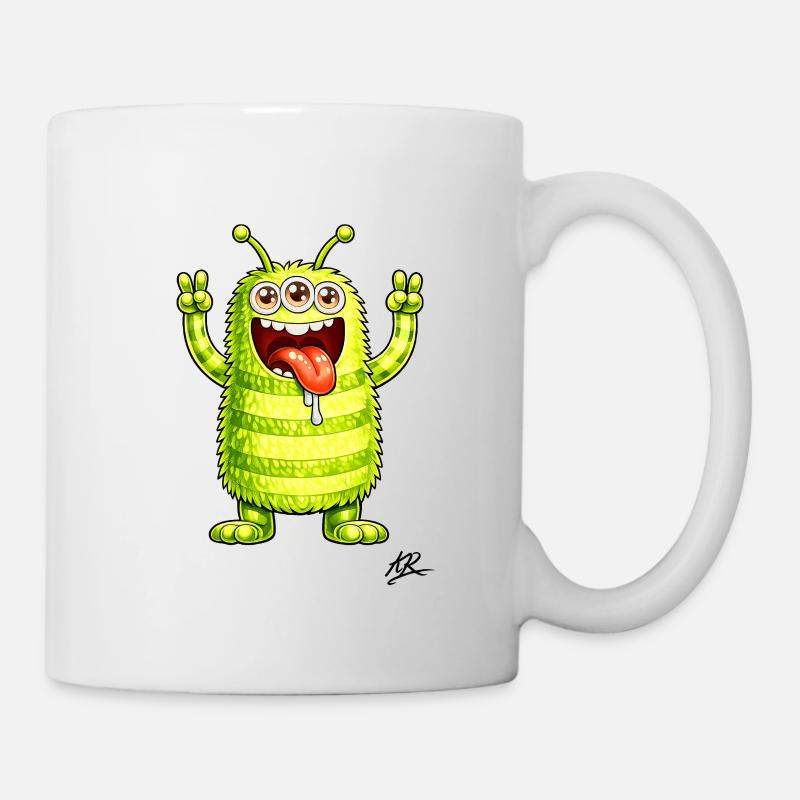 Monster neon bristle file - Mug - white
