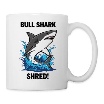 Bulldog Shark Shred Shark Sea Bull - Mug - white - Right