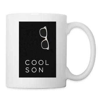Cool Son – Design minimaliste de streetwear - Mug blanc - blanc - Droite