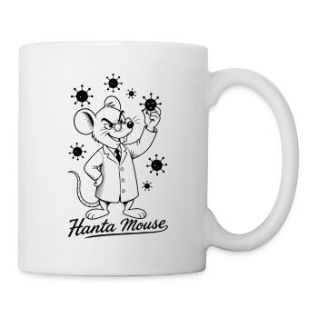 Hanta Mouse Retro Cartoon Design - Mug - white - Right