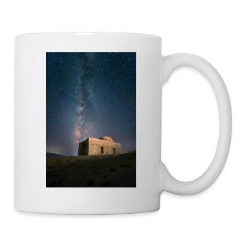 Milchstraße über Ruinen Nachtlandschaft - Tasse - Weiß - Rechts