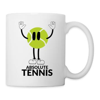 Absolutes Tennis - Tasse - Weiß - Rechts