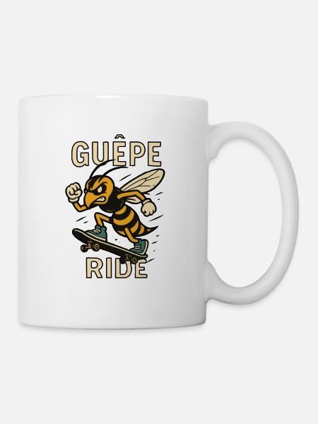Wasp Ride - Bee Proud - Mug - white