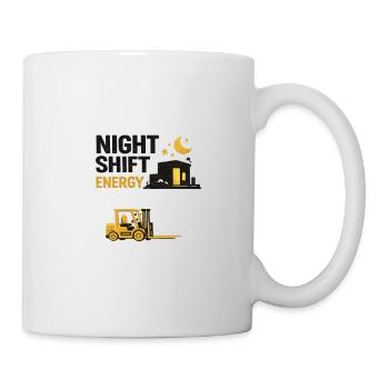 Wagon élévateur urbain Night Shift Energy - Mug blanc - blanc - Droite
