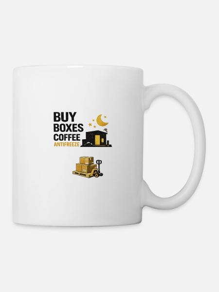 Boîtes de nuit Antigel à café - Mug blanc - blanc