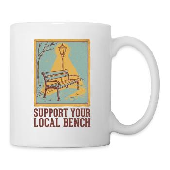 Support Bench - Tasse - Weiß - Rechts