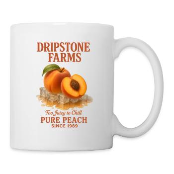 Peach Fruit Summer Retro - Mug - white - Right