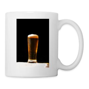Bierglas Abendlicht - Tasse - Weiß - Rechts