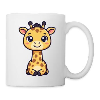 Chibi-Giraffe - Tasse - Weiß - Rechts