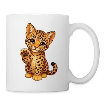 Kitten in leopard look - Mug - white - Right