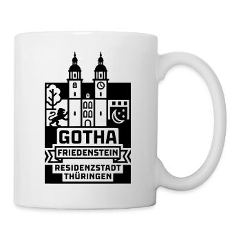 Gotha Friedenstein Residenzstadt Thüringen - Tasse - Weiß - Rechts
