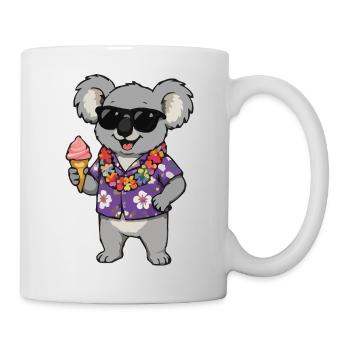 Koala Hawaii Eis - Tasse - Weiß - Rechts